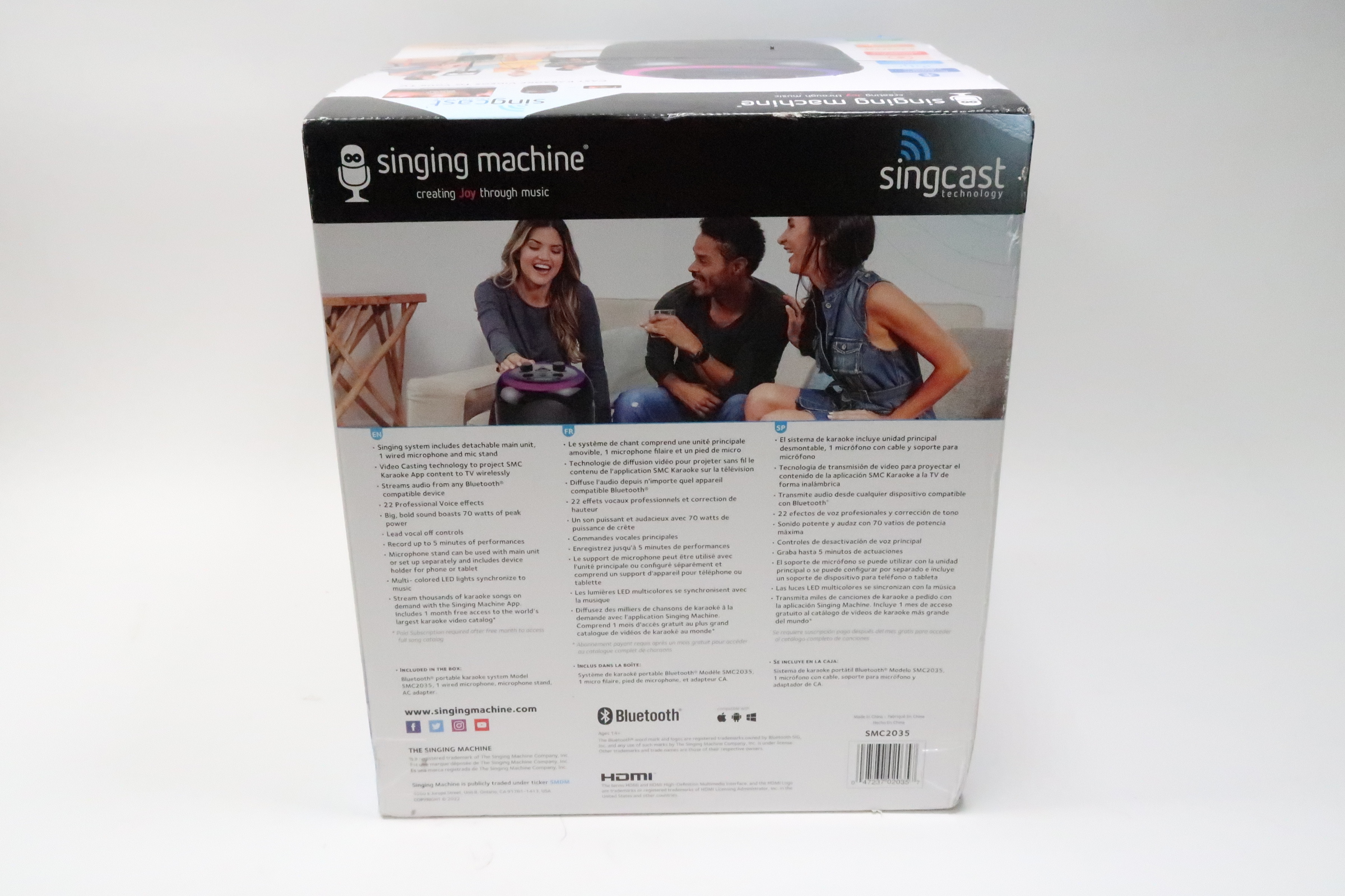 Singing Machine SMC2035 Sing Cast Max StandAlone Karaoke Machine