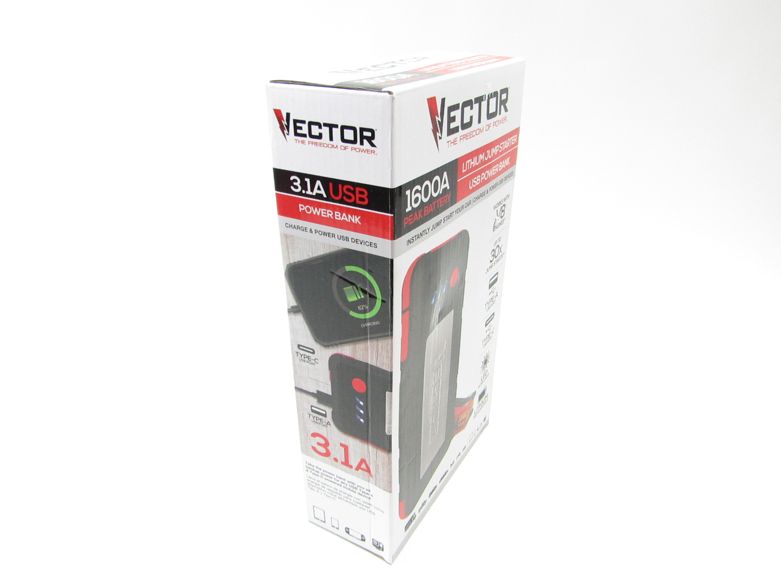 Vector 1600A Lithium Jump Starter SS16LV