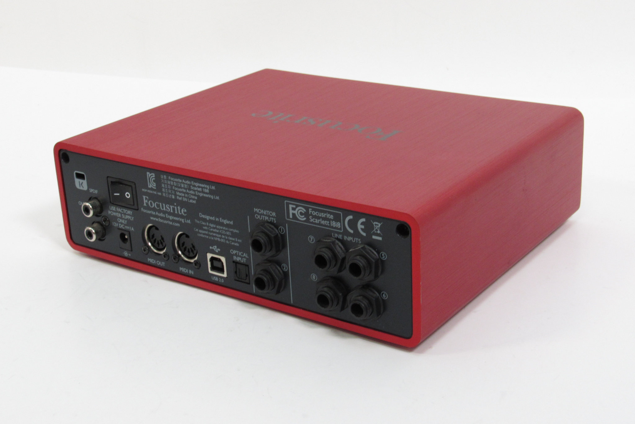 Focusrite Scarlett 18i8 MOSC0008 1st Generation USB Audio