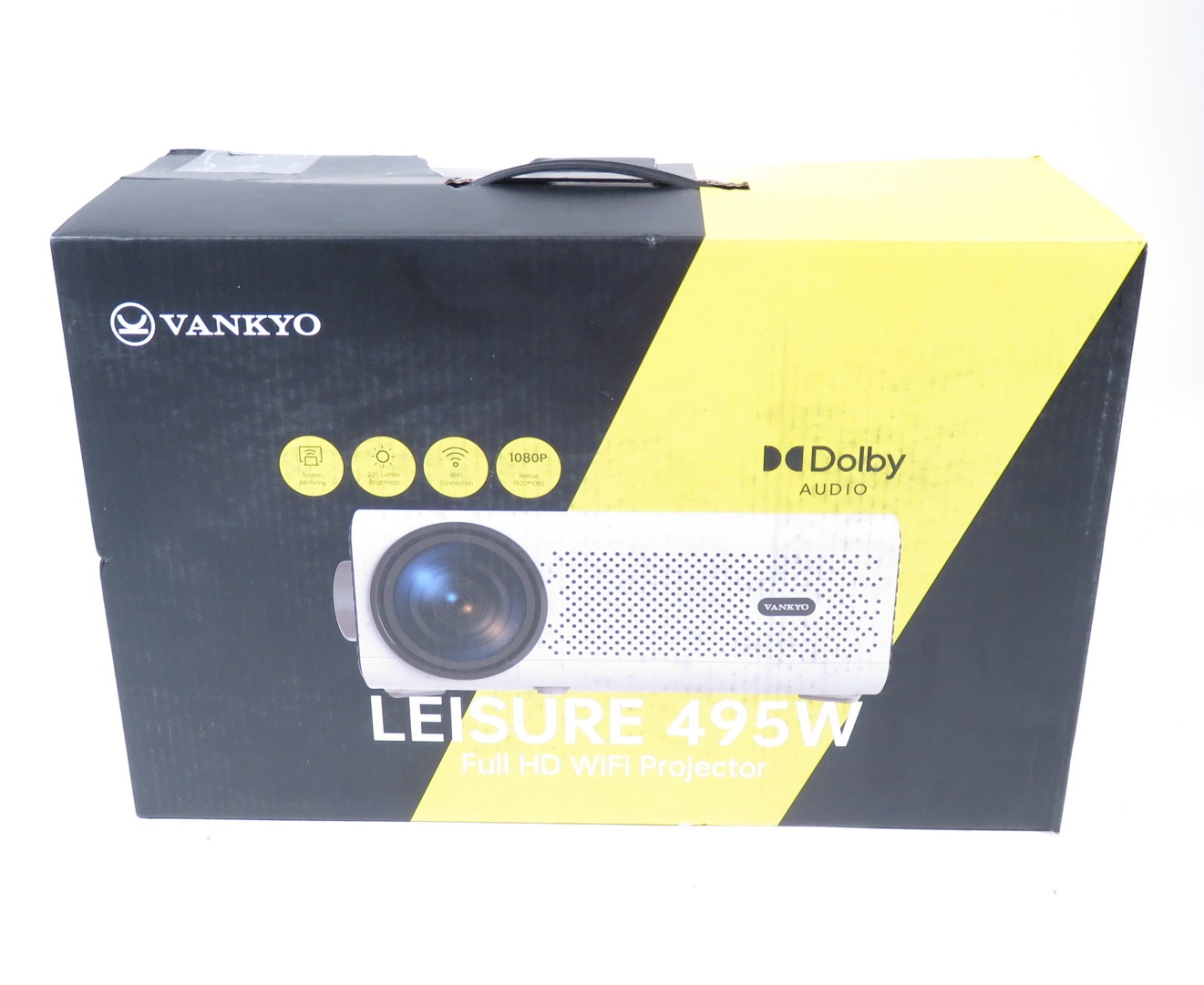 Vankyo Leisure 495W YG461 Native 1080P Full HD 5GHz WiFi Mini Projector