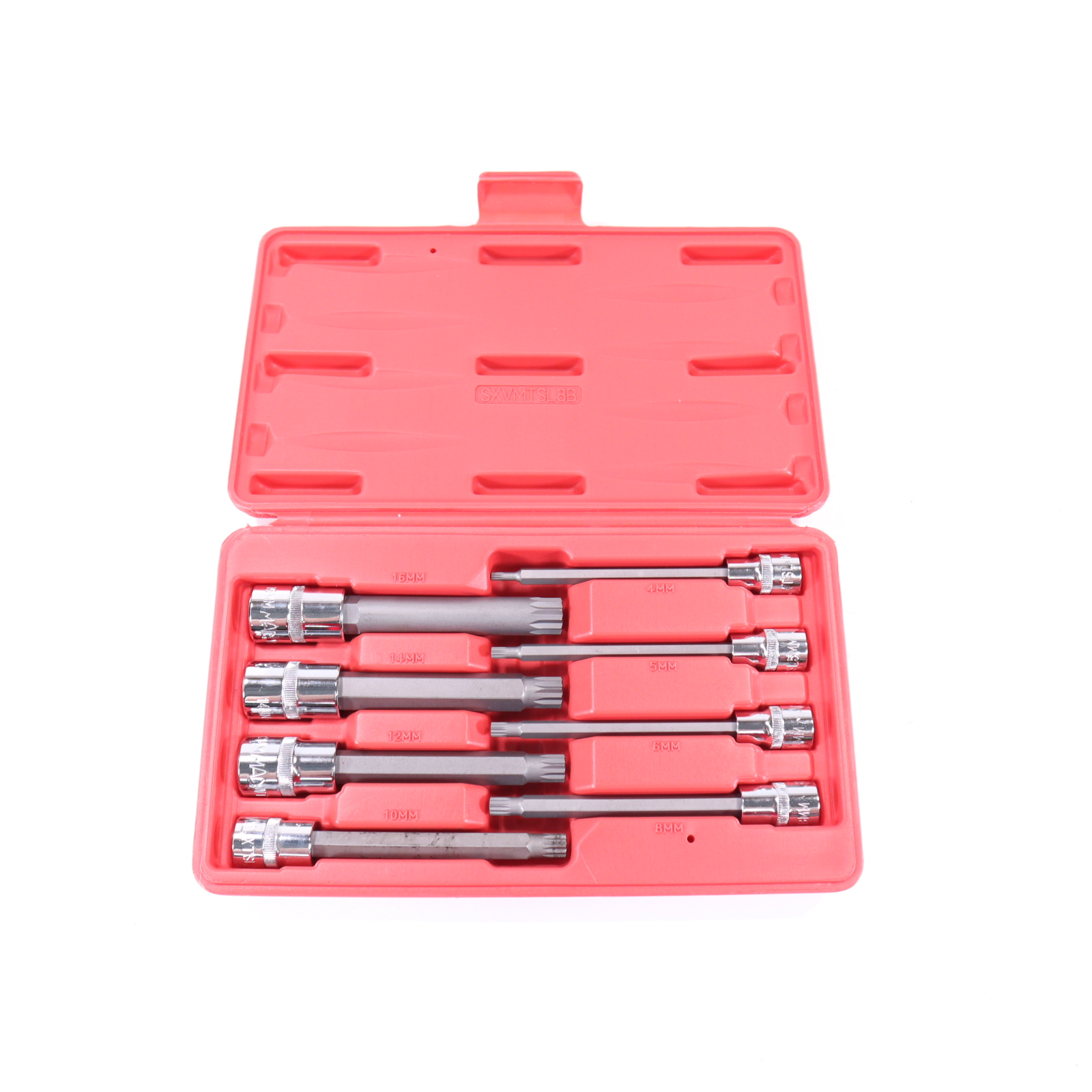 Mac Tools SXVMTSL8B 8-Piece Long Metric Triple Square Driver Set