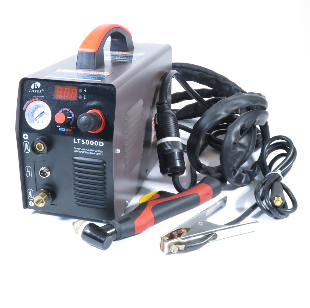 Lotos LT5000D 50A Dual Voltage 110/220V Air Inverter Plasma Cutter