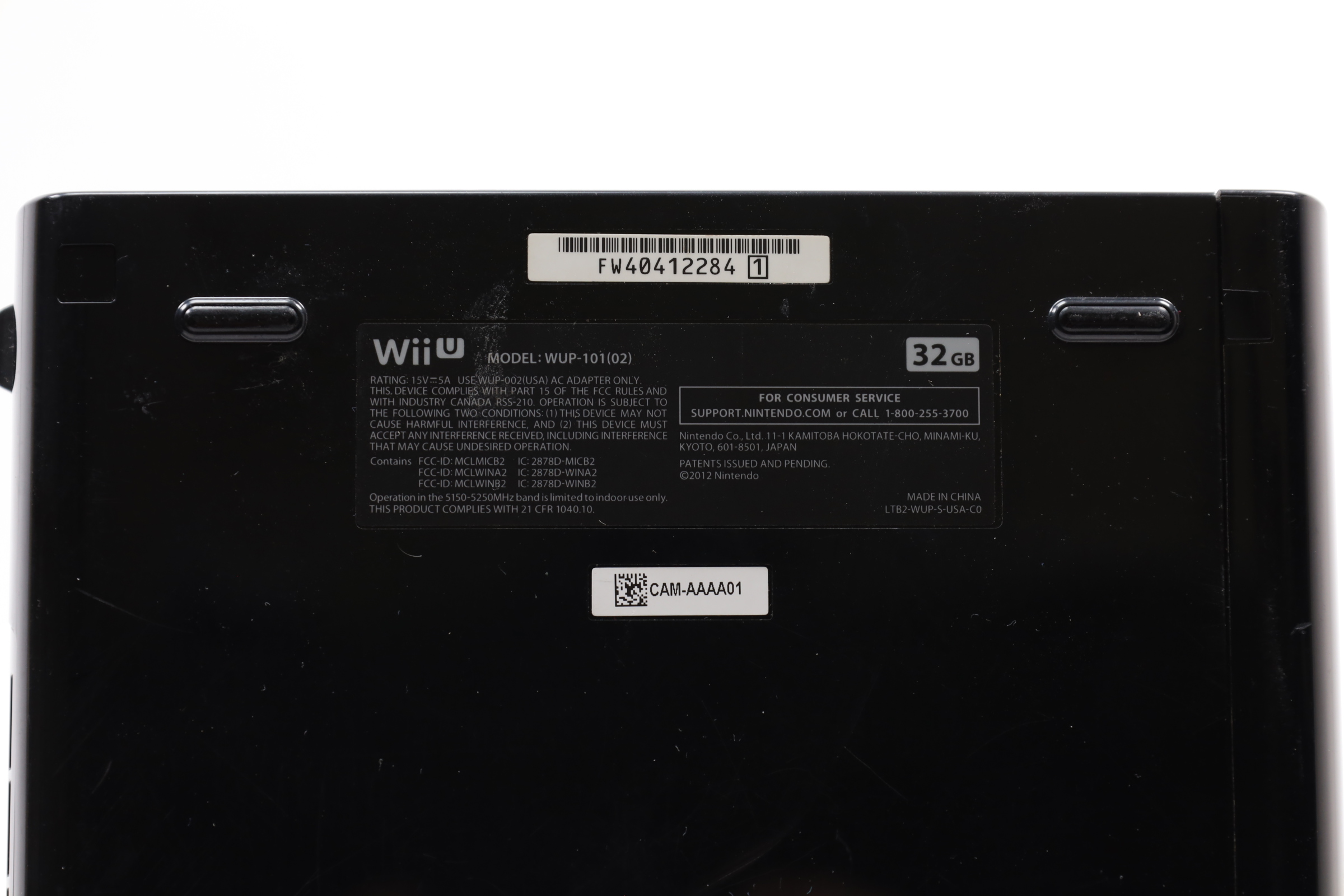 Nintendo Wii U Deluxe WUP-101(02) 32GB Video Game Console - Black