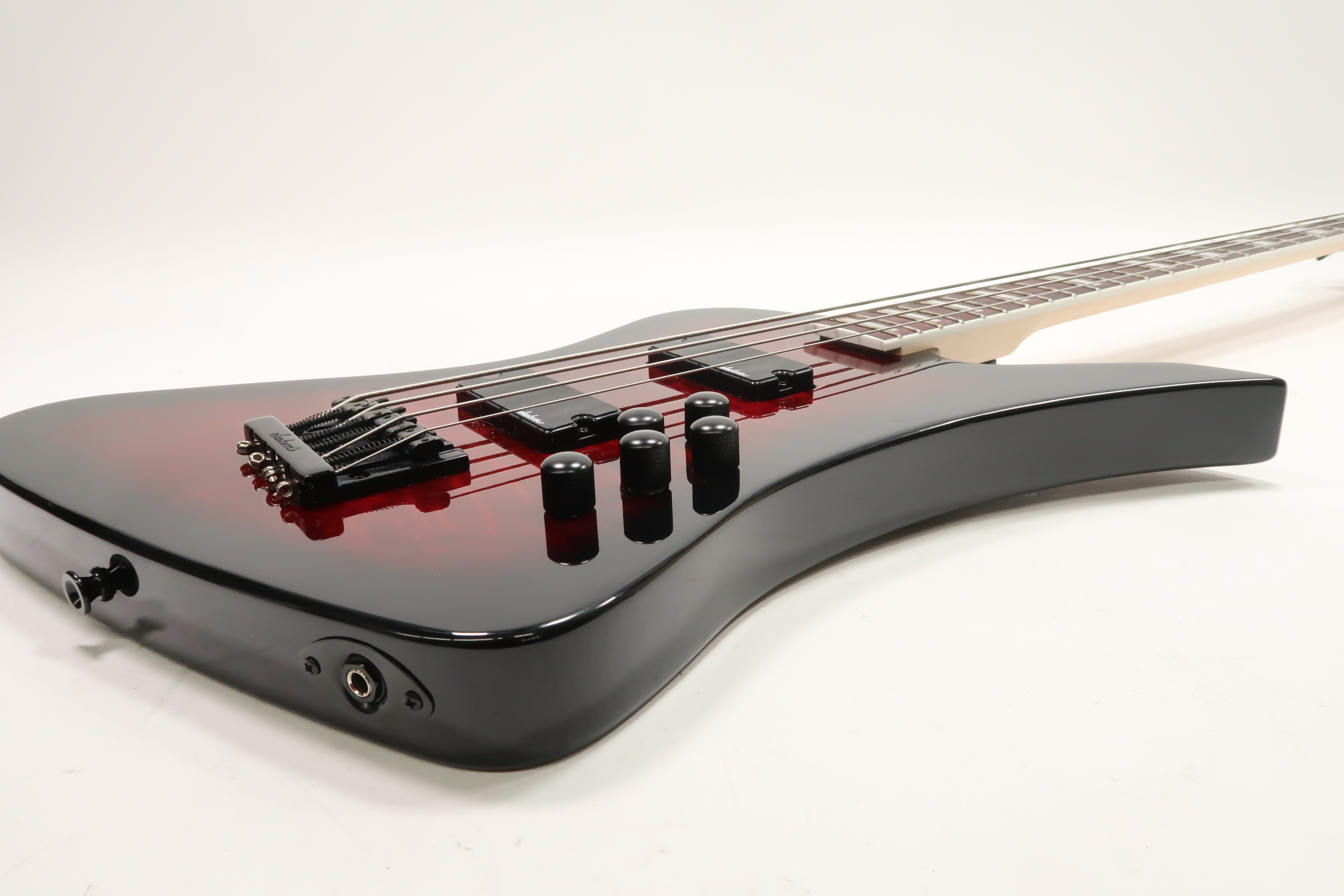 Jackson JS Series Kelly Bird Bass JS3Q Red Burst Electric