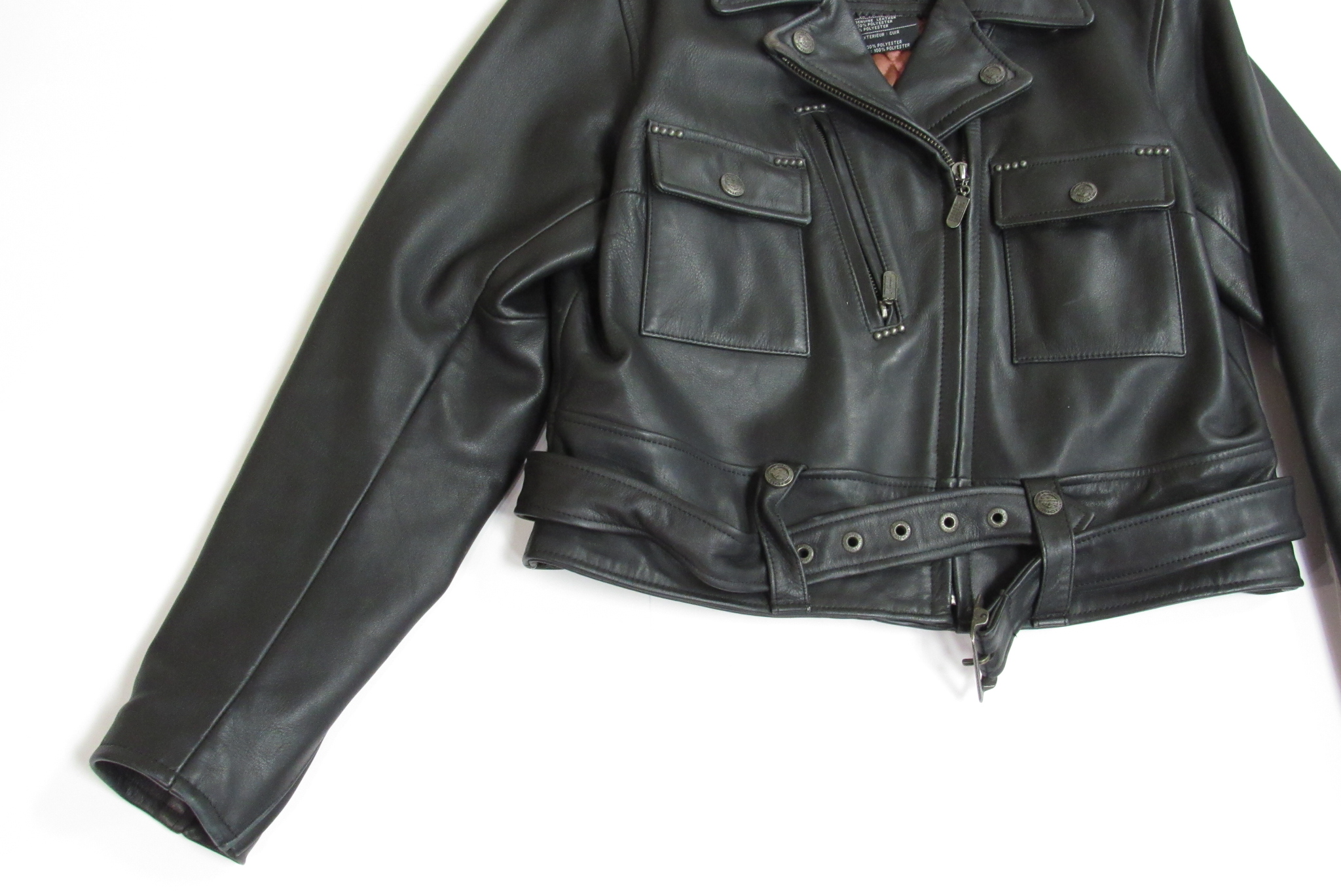 Harley-Davidson Women's Size LW Leather Jacket - Black