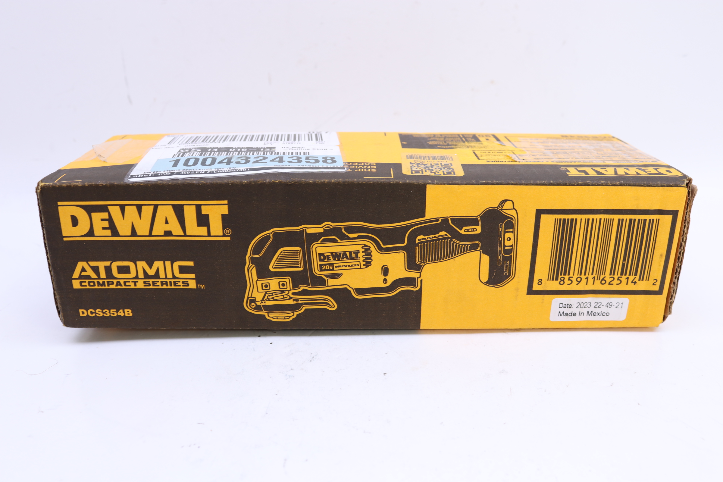 DeWalt DCS354B ATOMIC 20V MAX Cordless Brushless Oscillating Multi Tool