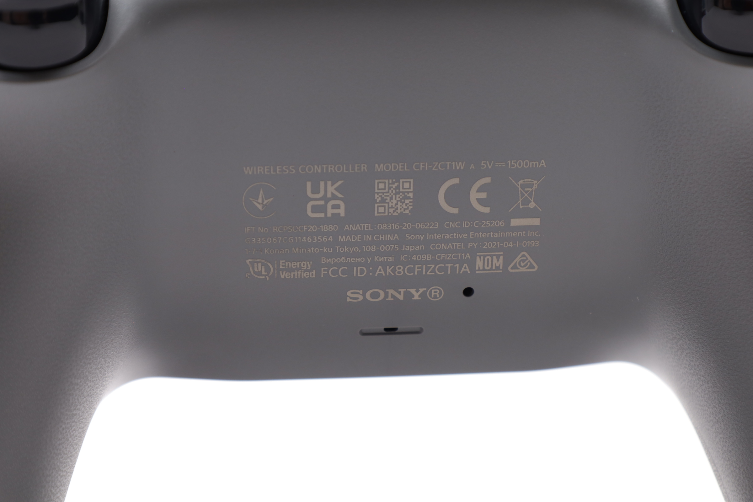 Sony DualSense CFI-ZCT1W PlayStation 5 Wireless Controller - Gray ...