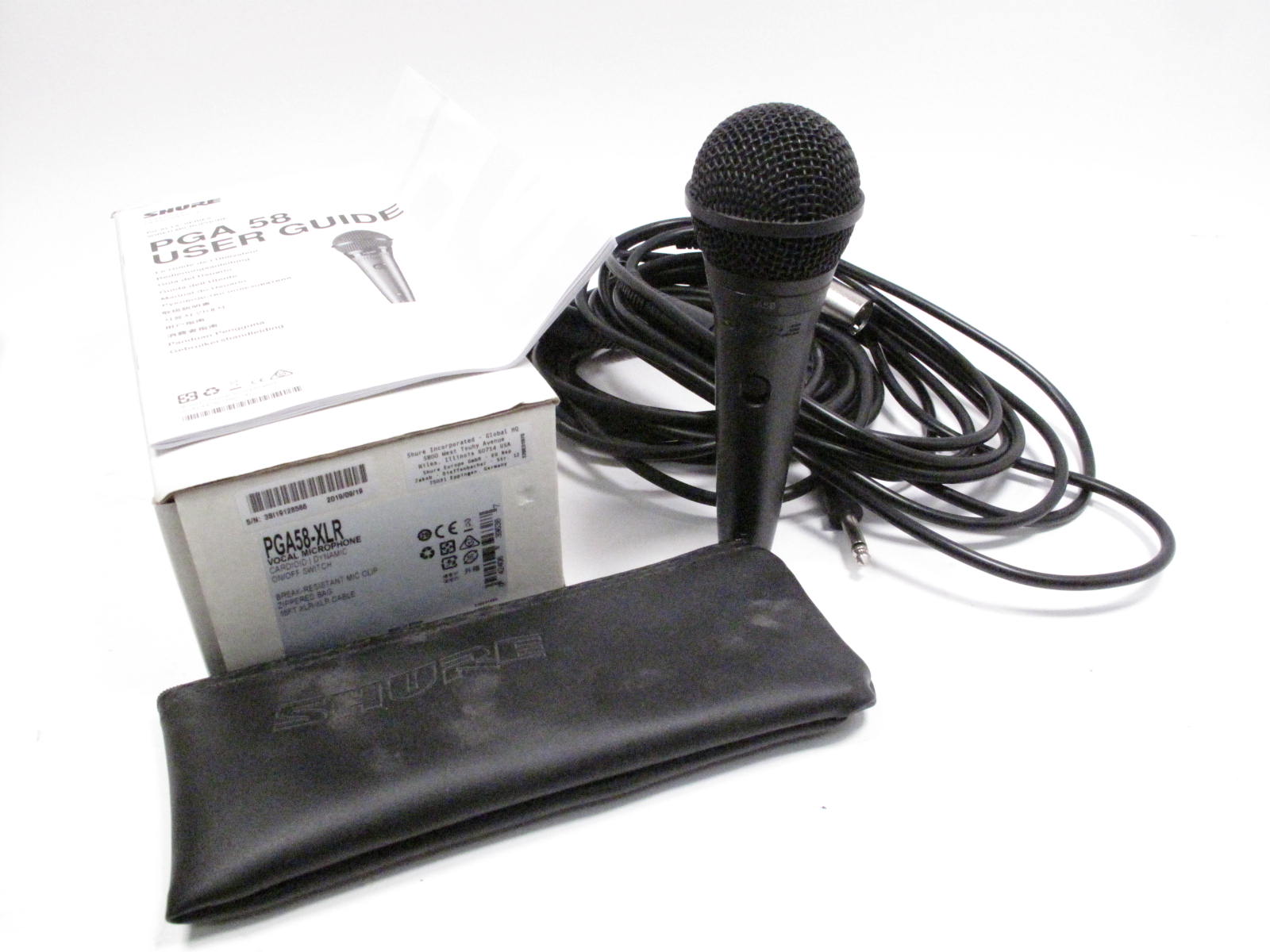 Shure Sm58 Microphone With Xlr Cable And Stand : Target