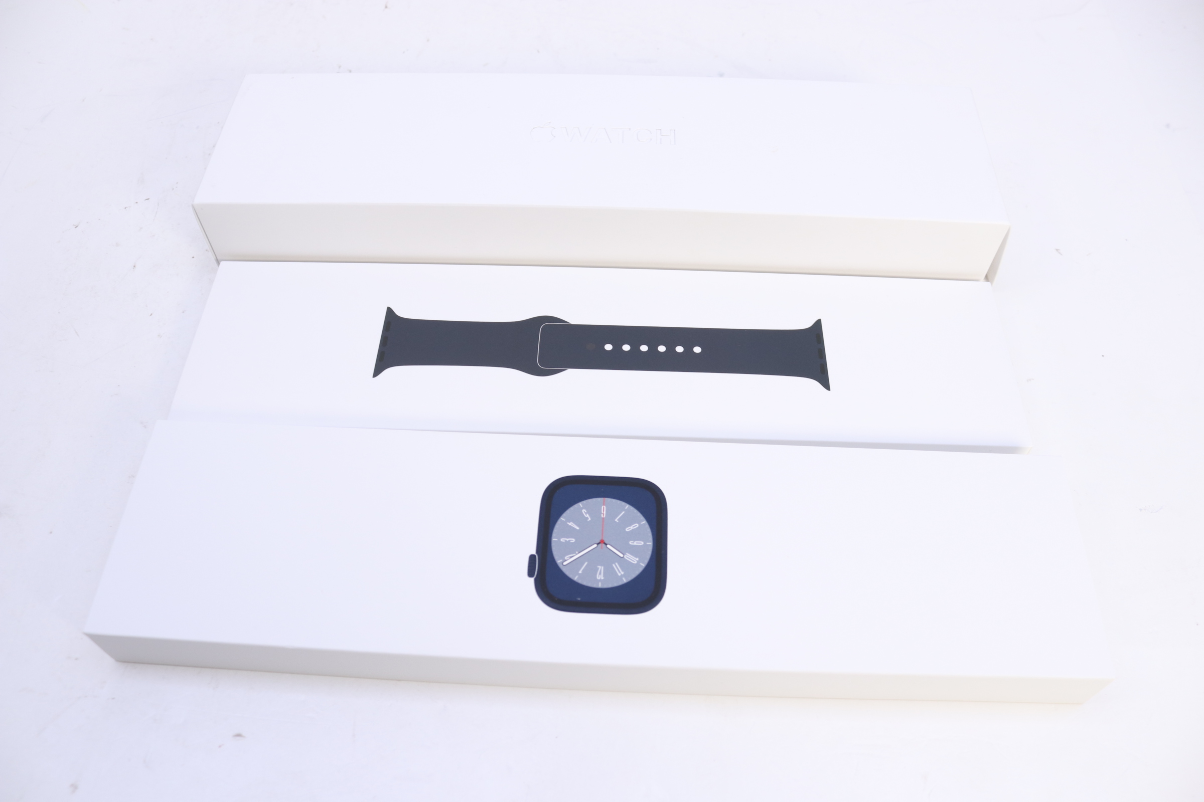 Apple MNU73LL/A 41mm GPS Aluminum Smartwatch - Midnight Watch Series 8