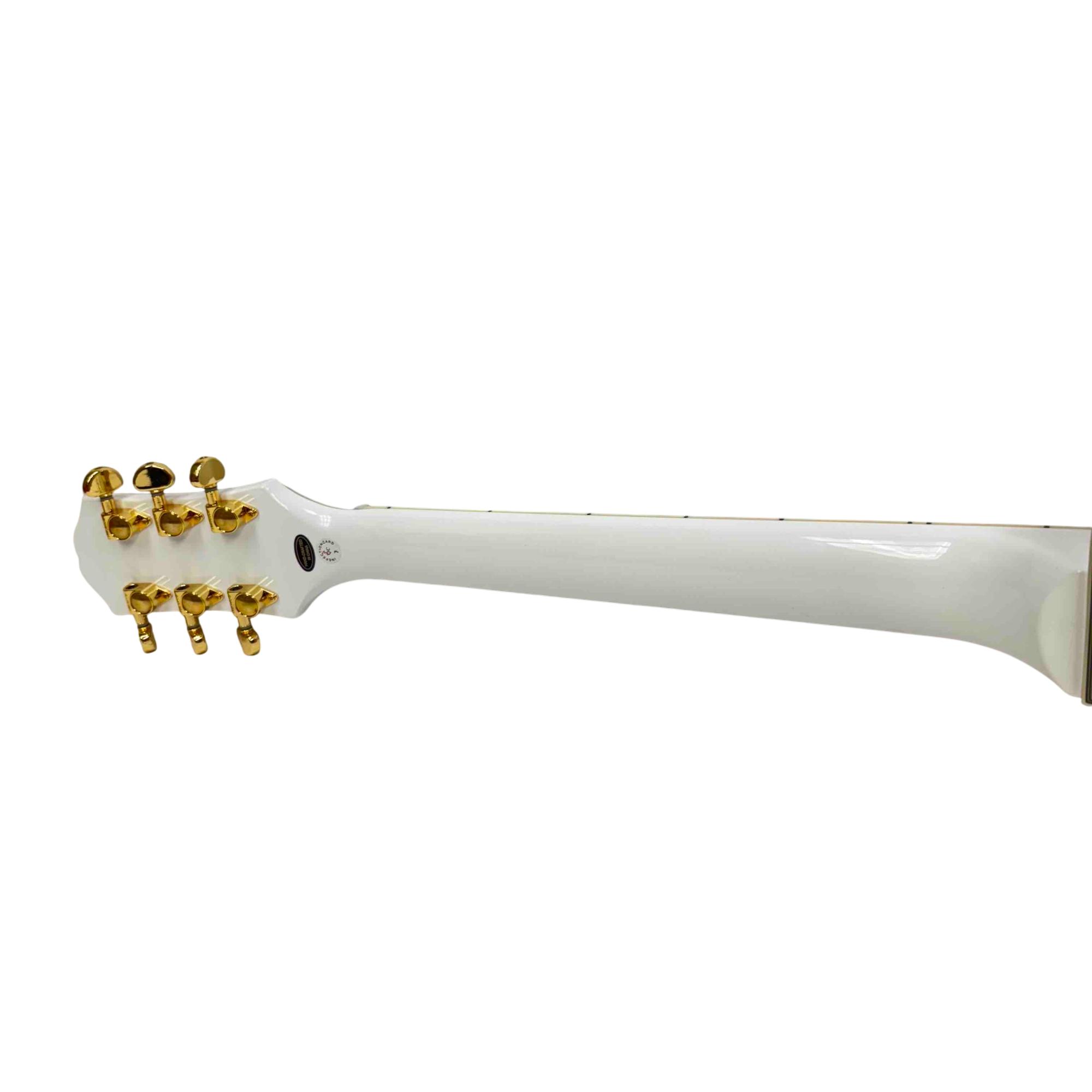 Epiphone Les Paul Custom Right-Handed Electric Guitar Alpine White
