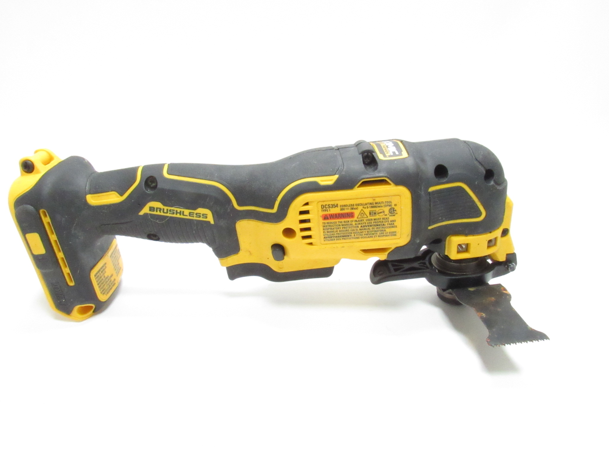 DeWalt DCS354 ATOMIC 20-Volt MAX Cordless Brushless Oscillating Multi-Tool