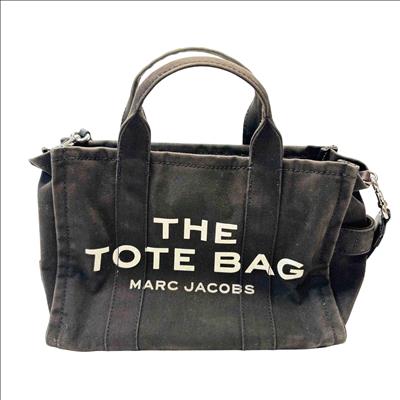 Marc Jacobs The Tote Bag Black Canvas 13