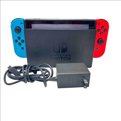 Nintendo Switch HAC-001 Neon Red/Neon Blue Console 4982