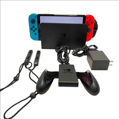 Nintendo Switch OLED Model HEG-001 Red and Blue 2597