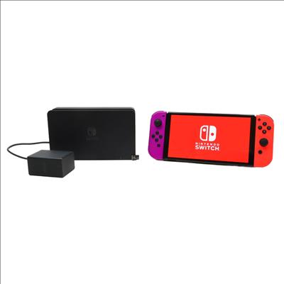 Nintendo Switch OLED HEG-001 64GB + 512GB Video Game Console