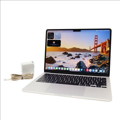 Apple MacBook Air 2022 MC7V4LL/A M2 Chip 8-Core GPU 16GB RAM 256GB