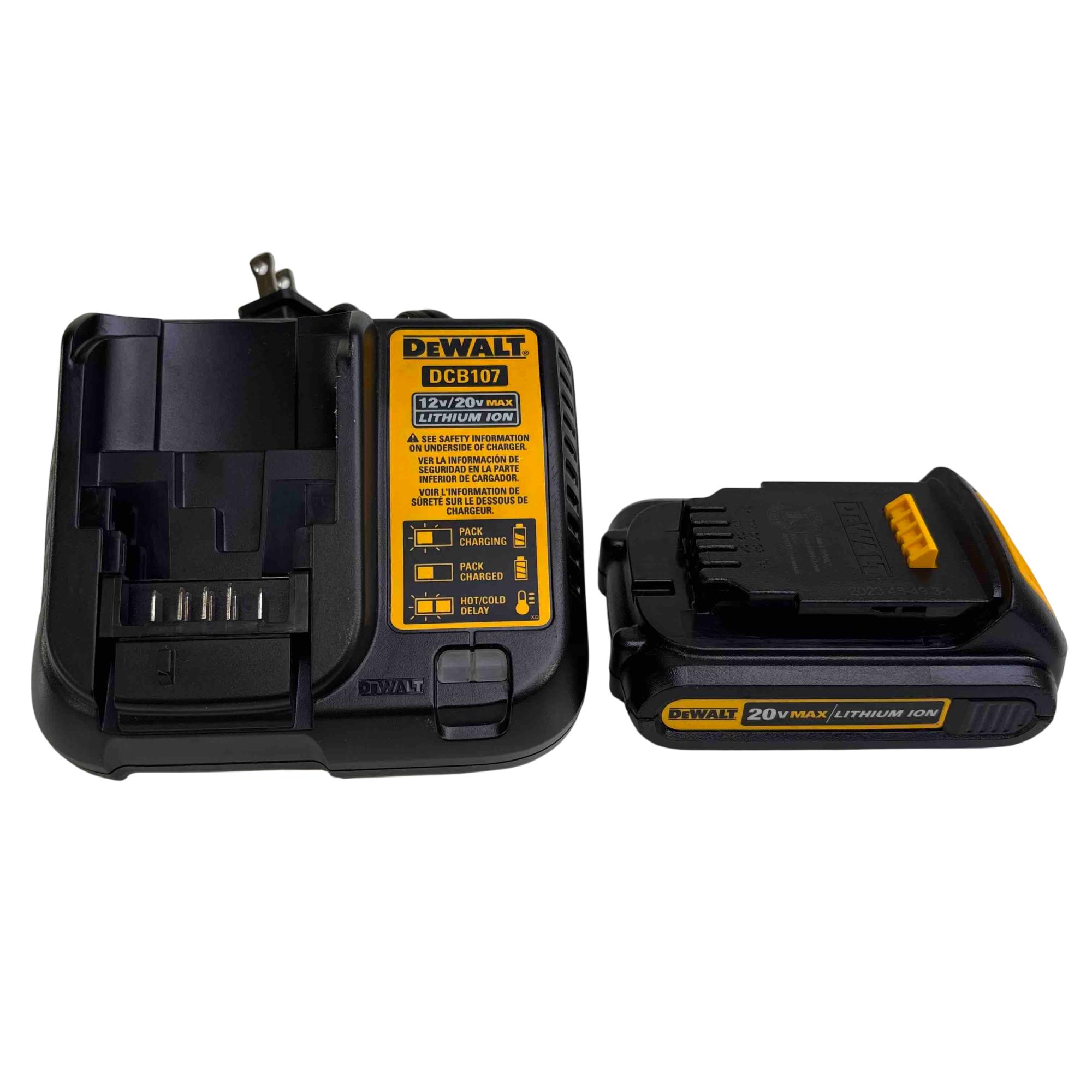 DeWalt DCB201 20V MAX Compact Lithium Ion 1.5Ah Power Tool Battery Pack ...