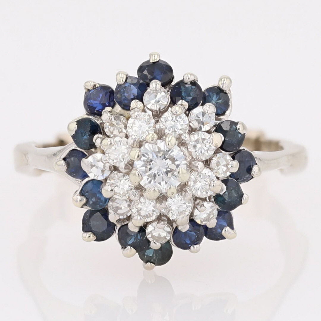 45ctw Round Cut Diamond Cluster Arthritic Statement Ring 14k 45ctw Round Cut Diamond Cluster Arthritic Statement Ring 14k