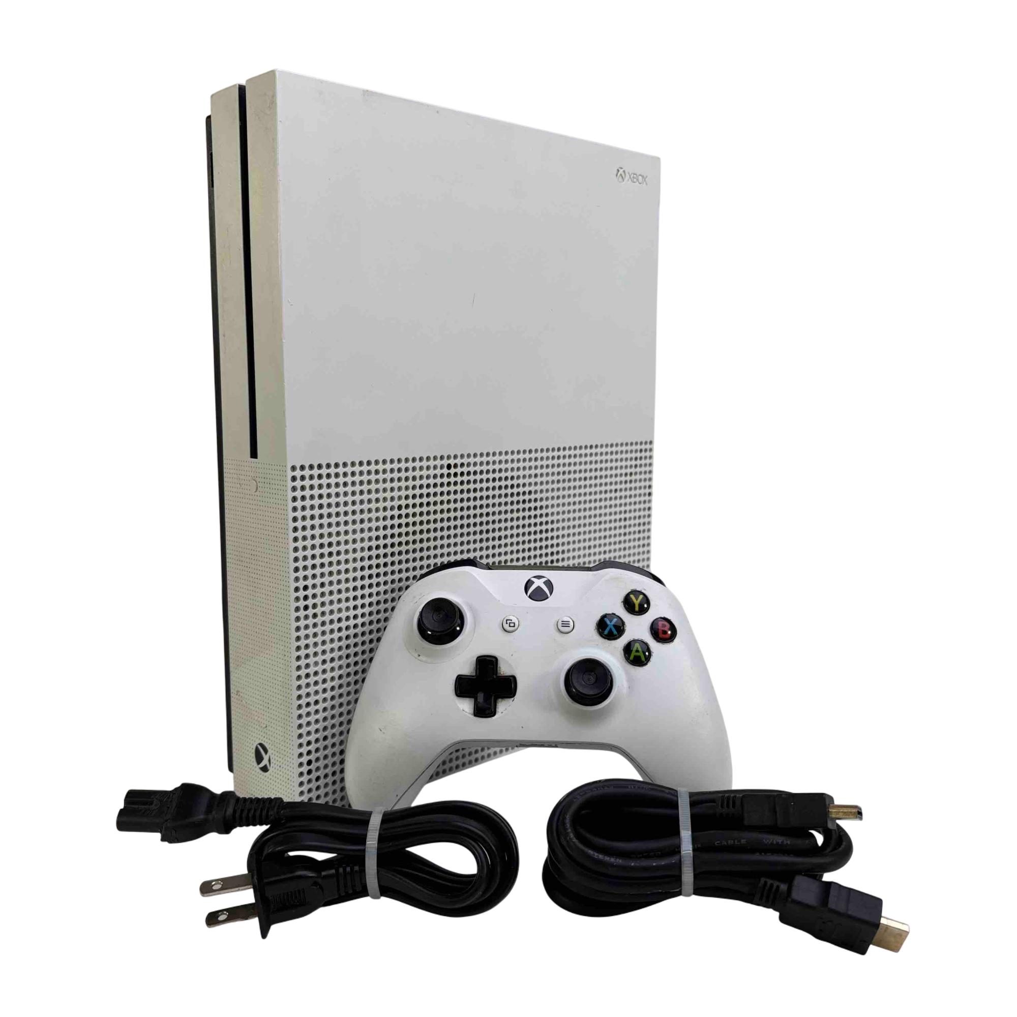 Microsoft Xbox One S (500GB) Gaming Console - White (1681