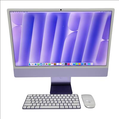 Apple iMac 2024 MWV13LL/A Apple M4 Chip 4.4GHz 16GB RAM 256GB SSD