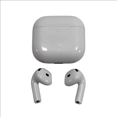 Apple AirPods 4 (ANC) A3055/A3056 White Wireless Bluetooth Earbuds
