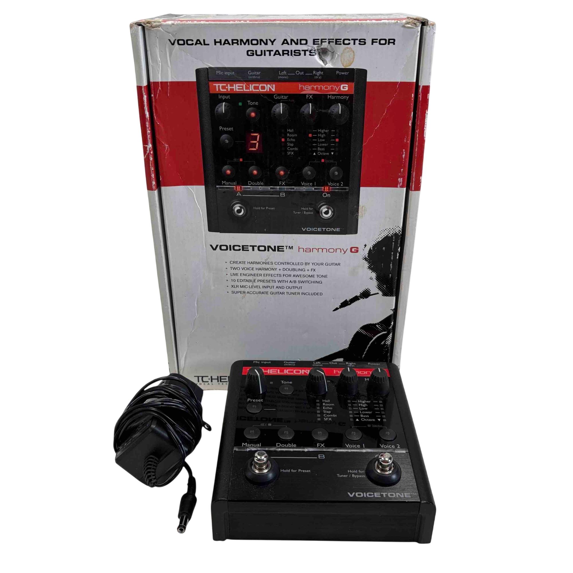 TC-Helicon VoiceTone Harmony-G Vocal Effects Pedal