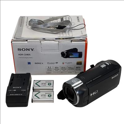 Sony Handycam HDR-CX405 1080p 9.2MP Full HD Handheld Camcorder Kit