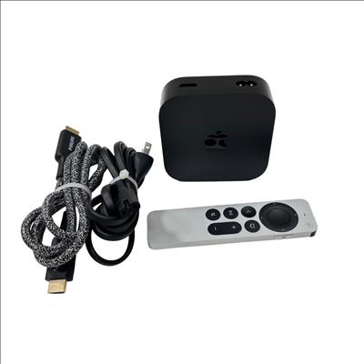 Apple TV 4K 3rd Gen A2737 Wi-Fi Only 64 GB SSD Streaming Device