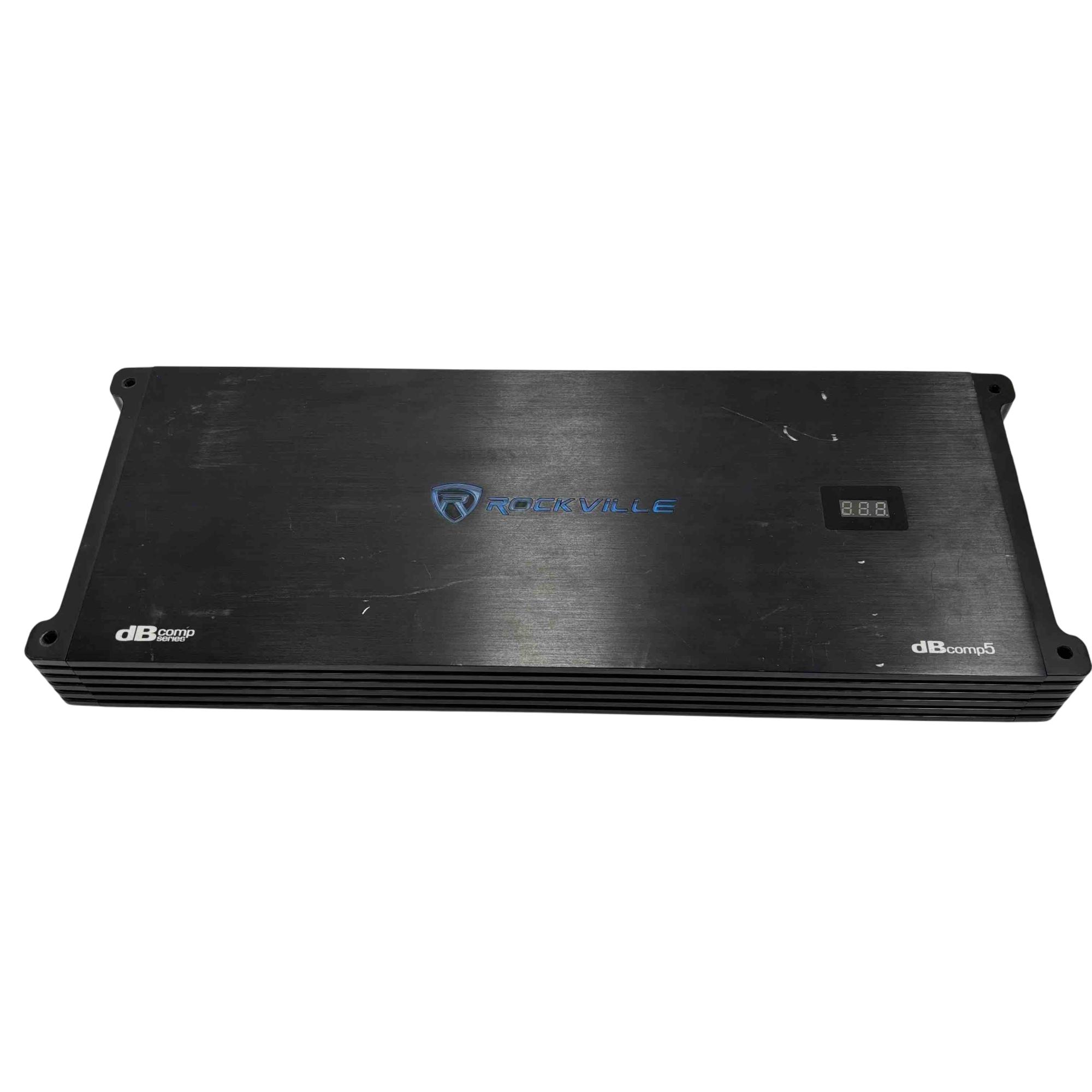 thumbnail image 2 of Rockville DBcomp5 Mono Competition Amplifier – 3500W RMS – Car Audio Amp – Refurbished 2 of 5