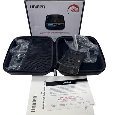 Uniden R3 Extreme Long Range GPS Voice Alert OLED Display Laser Radar ...