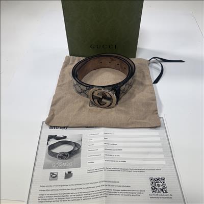 Gucci GG Supreme Canvas Double G Buckle 42 display picture 1