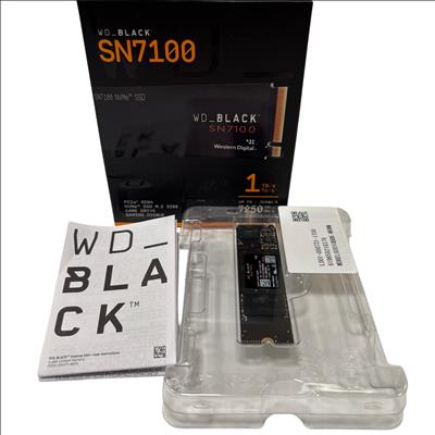 Western Digital WD_BLACK SN7100 1TB PCIe Gen4 NVMe Internal SSD