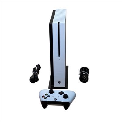 Microsoft Xbox One S Disc Edition 1681 White/Black 500GB Video Game ...