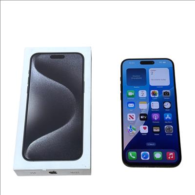 Apple iPhone 15 Pro MAX MU663LL/A Black Titanium 256GB 48MP 6.7