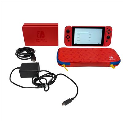 Nintendo Switch Mario Red Edition 32GB HAC-001(-01) Video Game