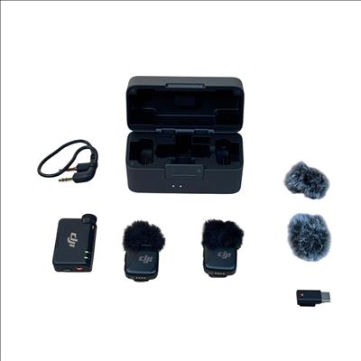 DJI Mini Receiver DMMR01 Receiver & (2) Mic Mini Transmitter DMMT01 ...