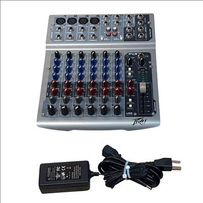 Peavey PV8 Gray & Black Compact 8-Channel Analog Mixing Console 0418