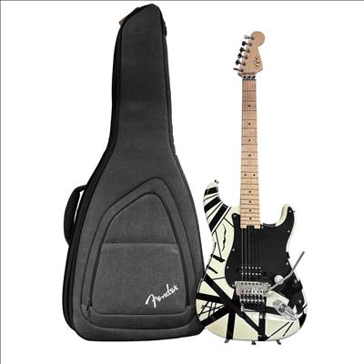 2021 Fender EVH Striped Series Stratocaster Six String Electric