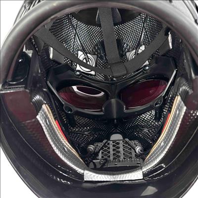 carbon fiber darth vader motorcycle helmet - PRECISION CRAFTED REPLICA FMVSS 218 And ECE 22R06 Standards Hasbro Star Wars: The Black