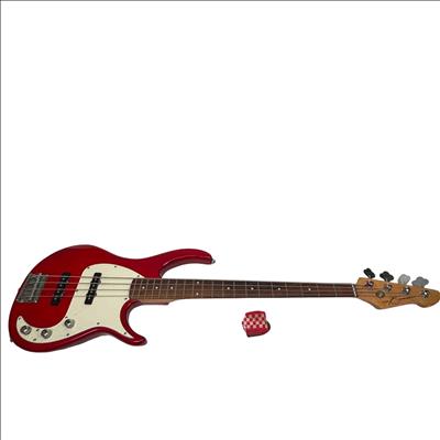 Peavey Milestone BXP 4-String Electric Bass Guitar - Transparent Red