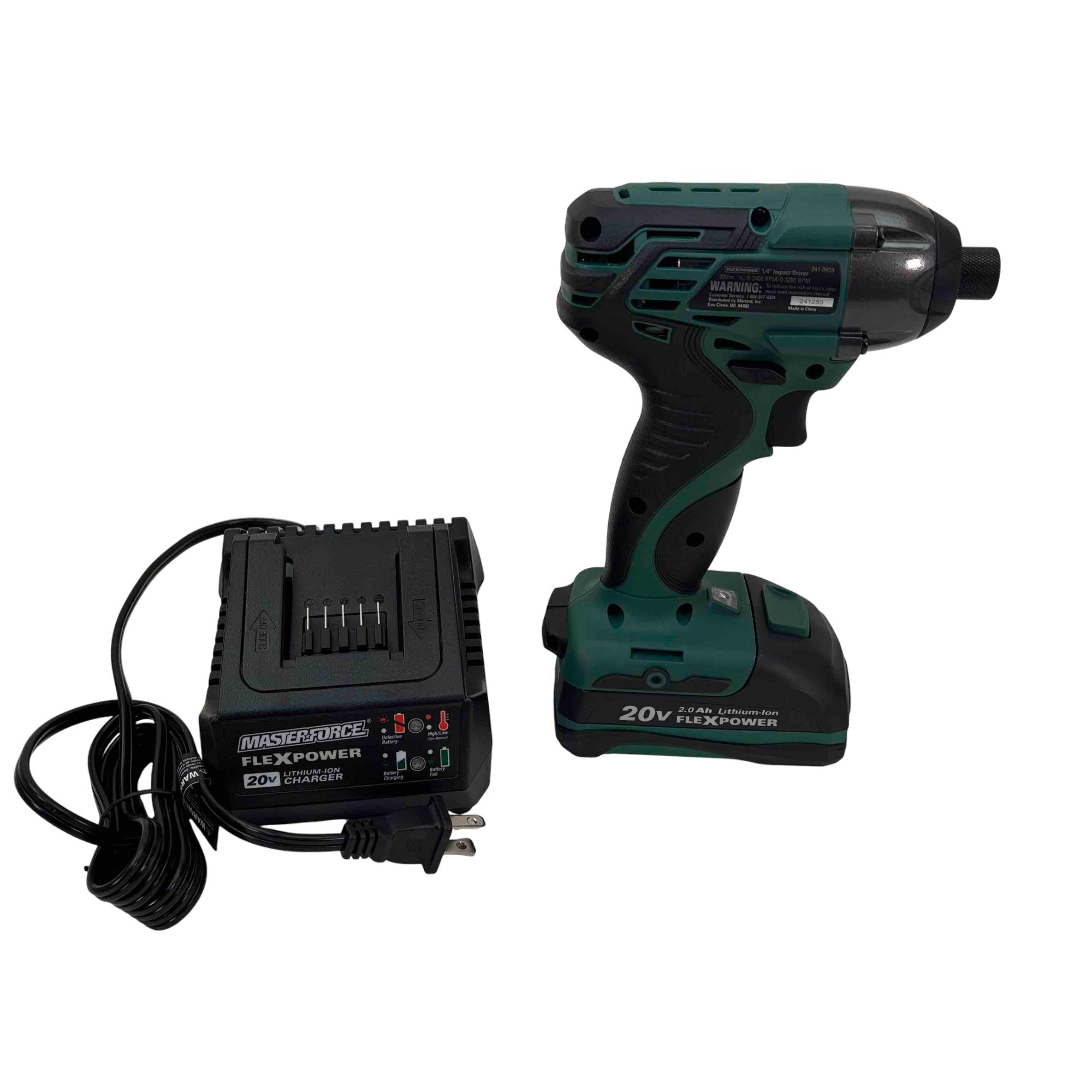 Masterforce 241-0499 20V Cordless 1/4