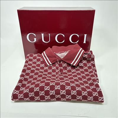 red gucci dress shirt Gucci Silk Long Sleeve Dress Shirt w/ Tags - Red Dress Shirts, Clothing -  GUC1364771