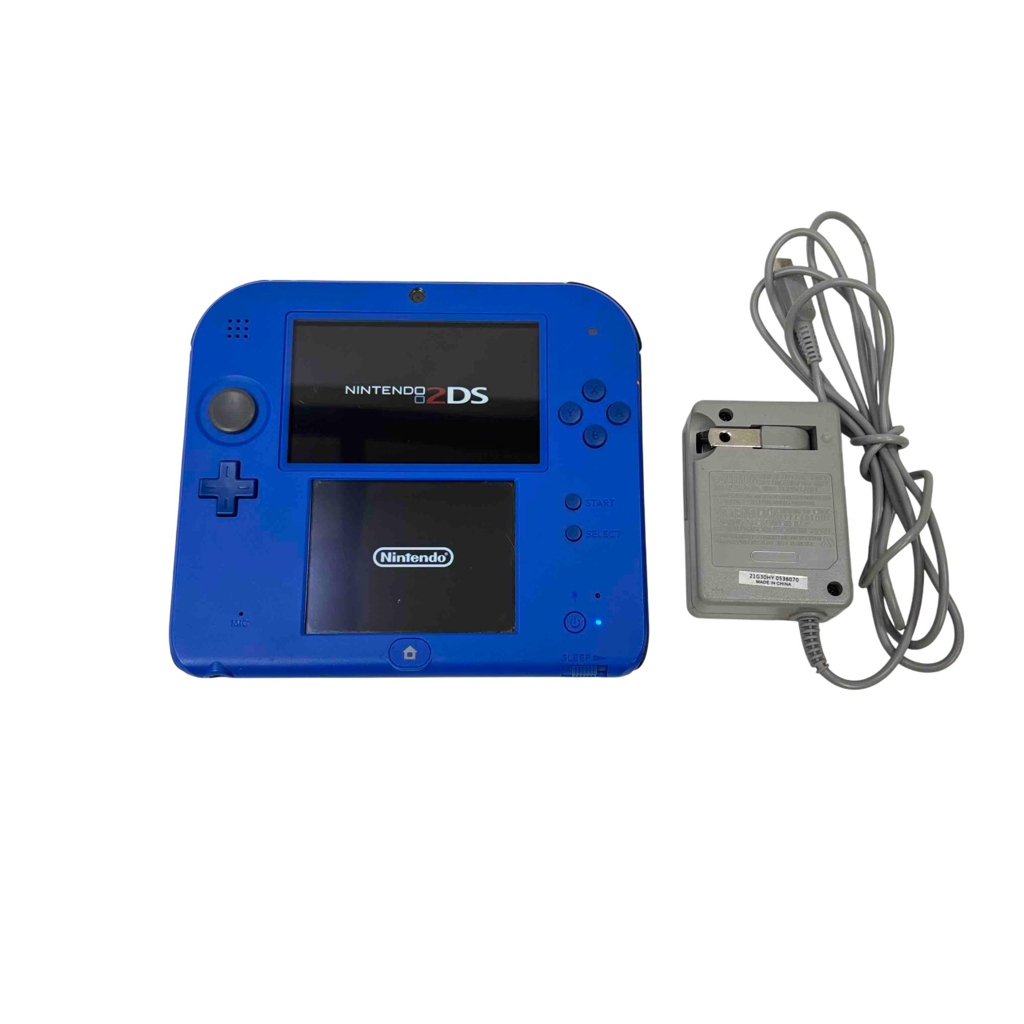 Nintendo 2DS Electric Blue Model FTR 001 Handheld Console