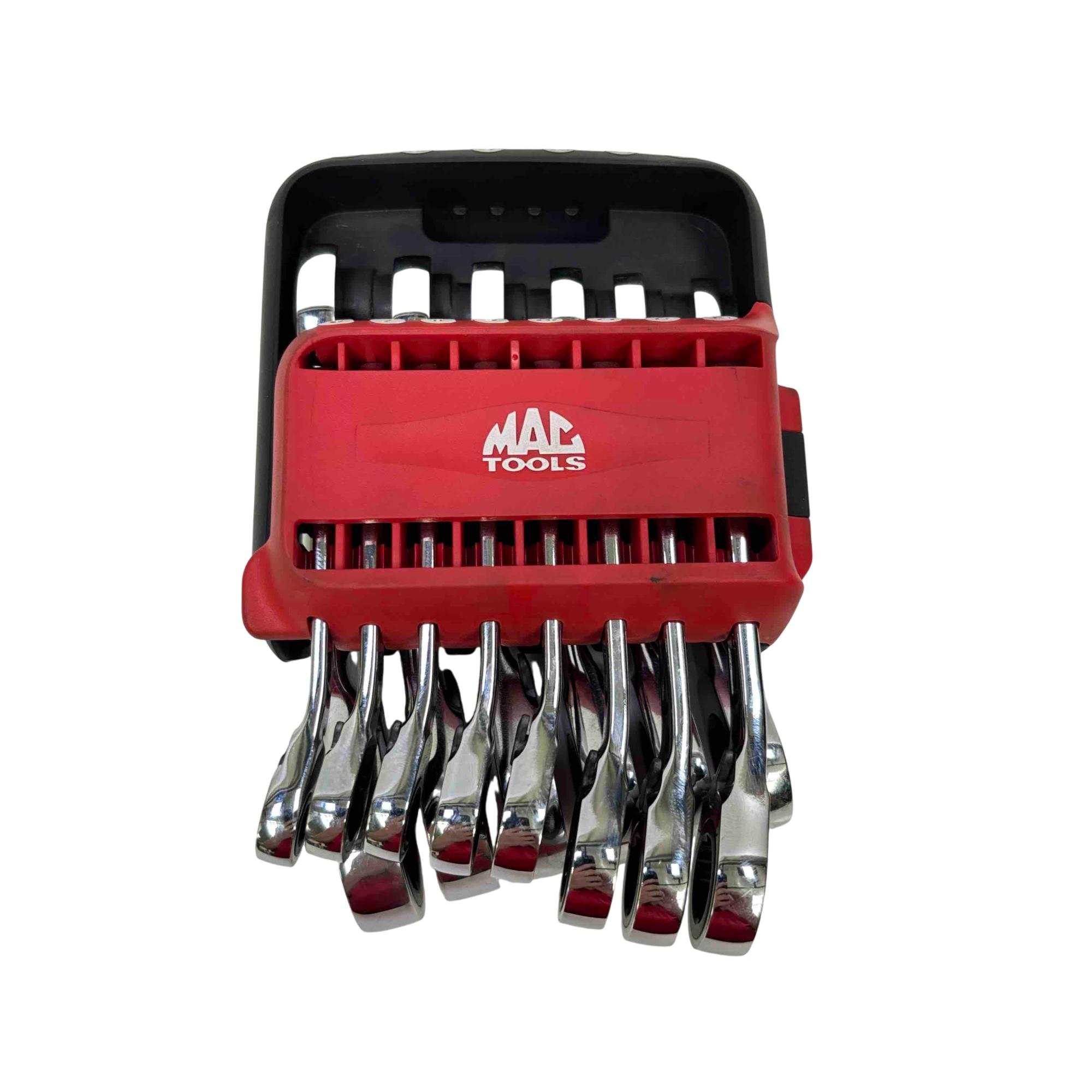 Mac Tools 14-Piece Metric Stubby Reversible Ratcheting Wrench Set ...