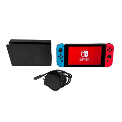 Nintendo Switch Nintendo Switch HAC-001(-01) Nintendo HAC-001 Switch Gaming Console with Neon Blue and