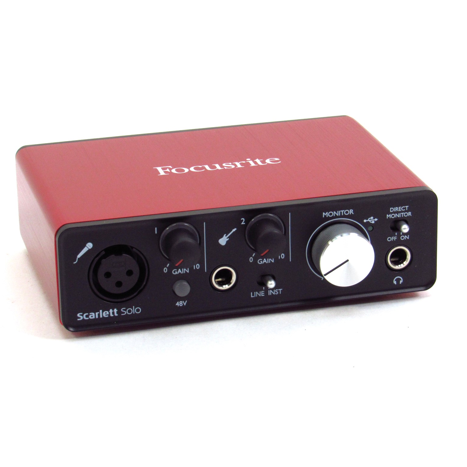 Focusrite Scarlett Solo 2nd Gen 192kHz/24-bit USB Audio Interface