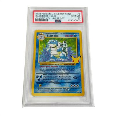 Blastoise Pokemon Celebrations 2021 Gem Mint 10 PSA TCG Card