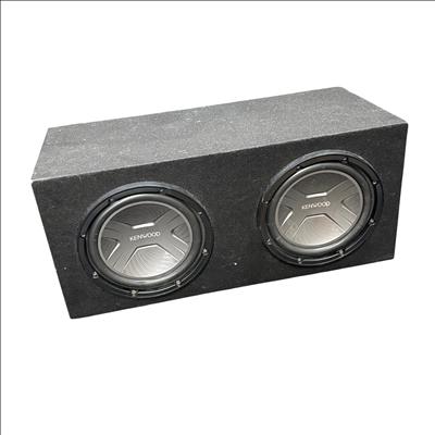 Kenwood KFC-W3041 12'' Car Audio Subwoofer Pair Cabinet - Local