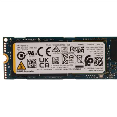 KIOXIA XG8 KXG80ZN84T09 4TB M.2 2280 PCIe 4x4 NVMe Internal SSD (9593)