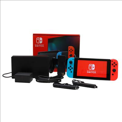 Nintendo Switch HAC-001(-01) 32GB Video Game System - Blue/Red (7117)